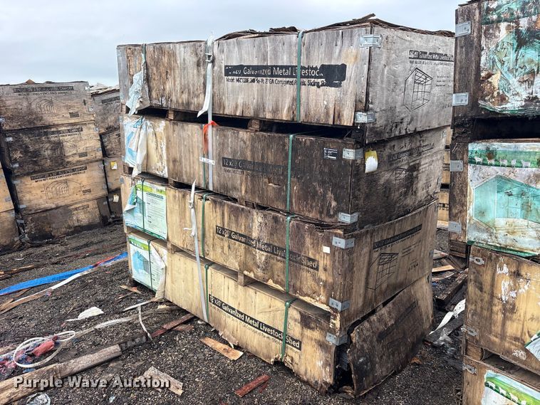 (4) Valley Pioneer MSC1220F livestock sheds