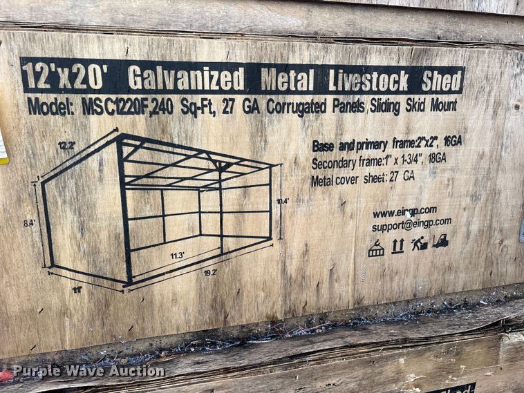 image for item ET0238 0 (4) Valley Pioneer MSC1220F livestock sheds