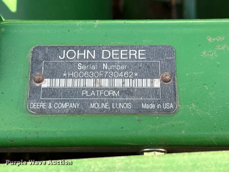 image for item EW4146 John Deere 630F HydraFlex flex head