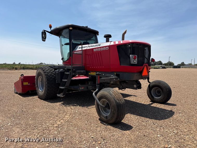 image for item EW4158 2022 Massey Ferguson WR9980 swather / windrower