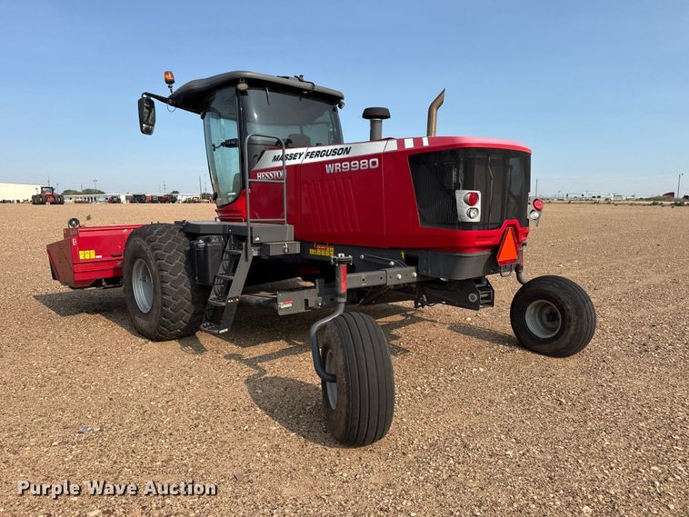 image for item EW4158 2022 Massey Ferguson WR9980 swather / windrower