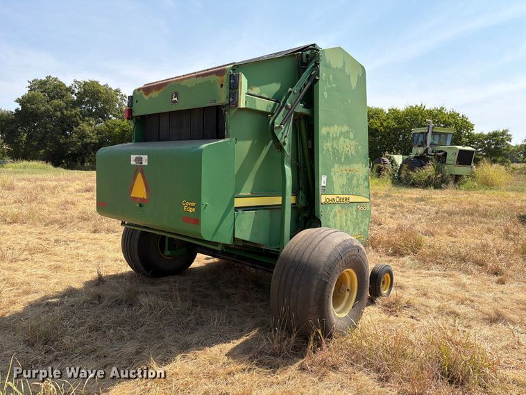 image for item EW8629 2007 John Deere 568 Megawide Plus round baler