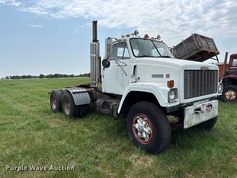 image for item EX2094 1984 GMC Brigadier semi truck