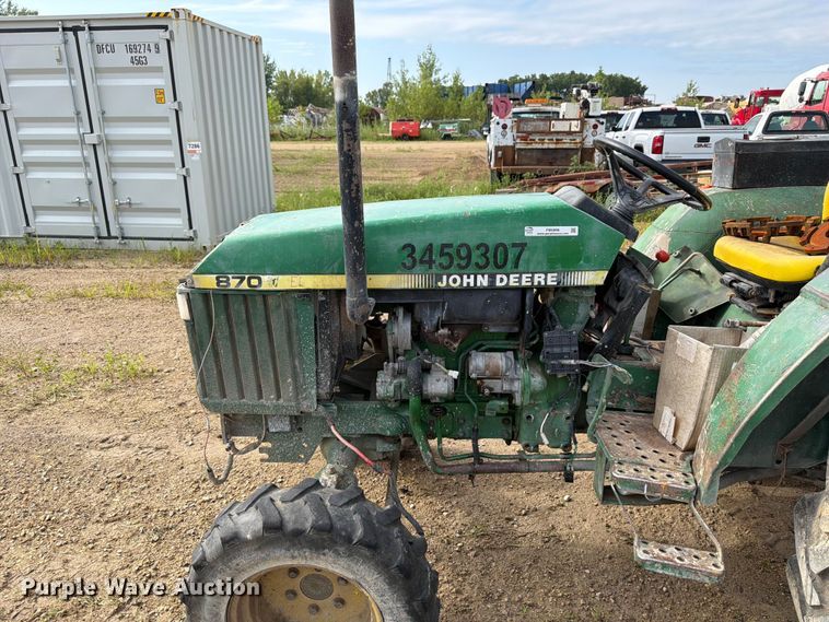 image for item FB5896 John Deere 870 MFWD tractor