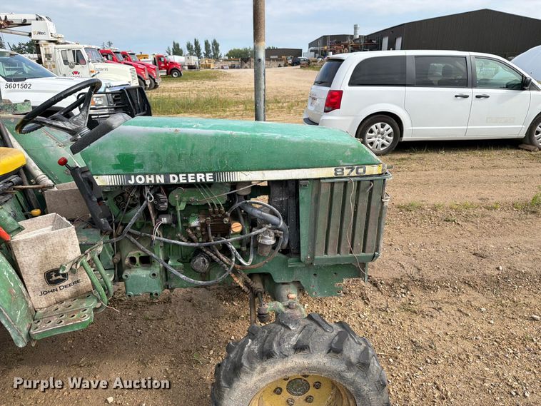 image for item FB5896 John Deere 870 MFWD tractor