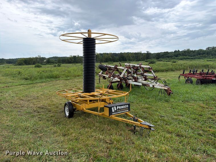 image for item FB5938 2016 Agri Drain J series reel trailer