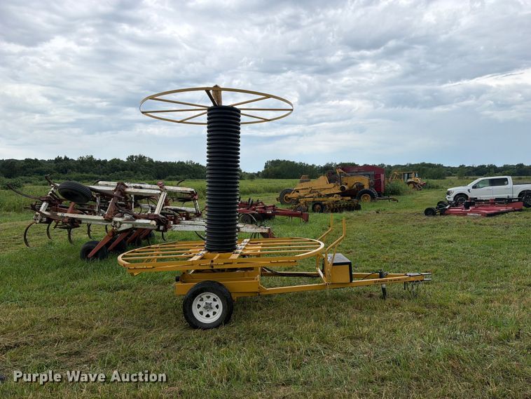 image for item FB5938 2016 Agri Drain J series reel trailer