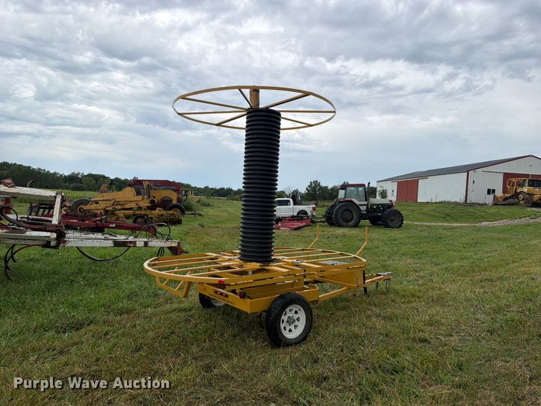 image for item FB5938 2016 Agri Drain J series reel trailer