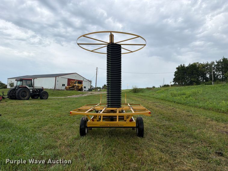 image for item FB5938 2016 Agri Drain J series reel trailer