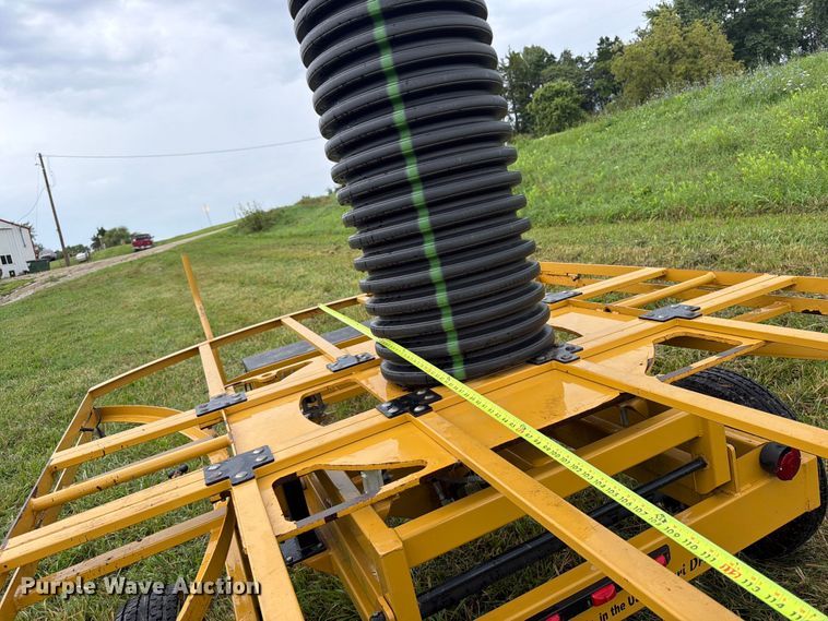 image for item FB5938 2016 Agri Drain J series reel trailer