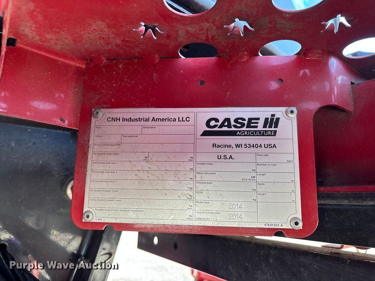 image for item FG0588 2014 Case IH 5140 Axial-Flow AFS combine