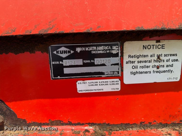 image for item FK3311 Kuhn Knight 8124 manure spreader