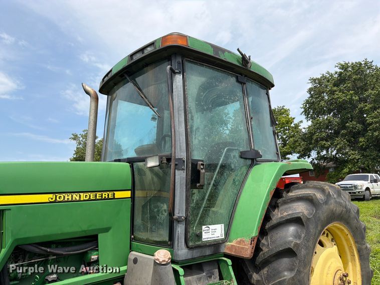 image for item FK3315 1998 John Deere 7410 MFWD tractor