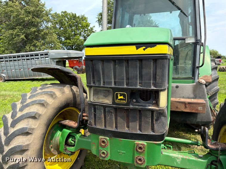 image for item FK3315 1998 John Deere 7410 MFWD tractor