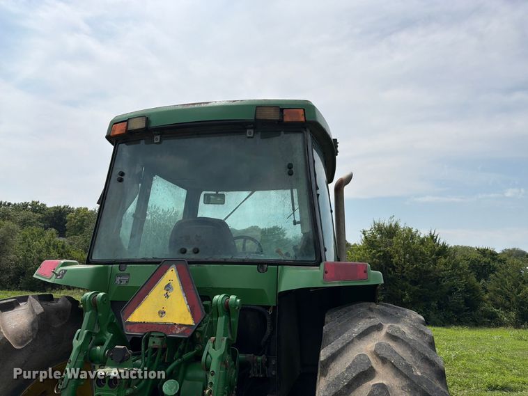 image for item FK3315 1998 John Deere 7410 MFWD tractor