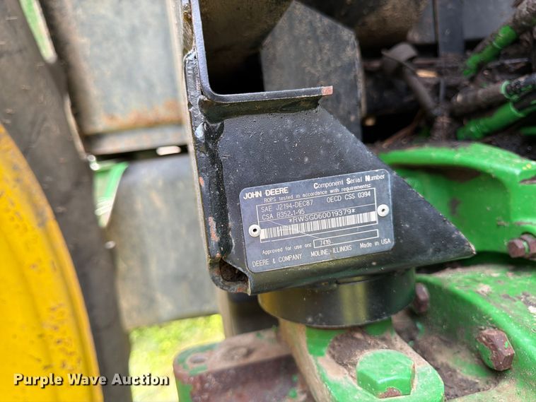 image for item FK3315 1998 John Deere 7410 MFWD tractor