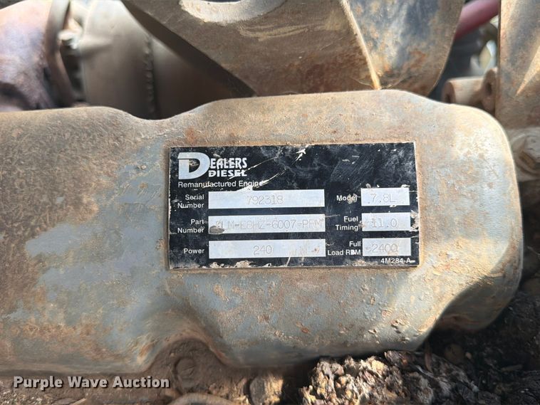 image for item FK3320 1989 Ford LNT8000 grain truck