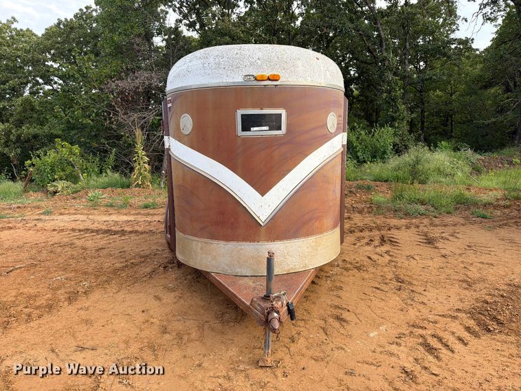 image for item FU1013 1993 Chaparral Trailers 16' Stock Trailer livestock trailer