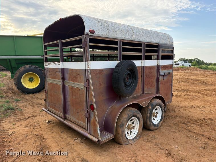 image for item FU1013 1993 Chaparral Trailers 16' Stock Trailer livestock trailer