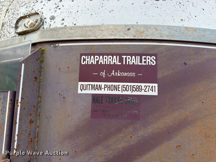 image for item FU1013 1993 Chaparral Trailers 16' Stock Trailer livestock trailer