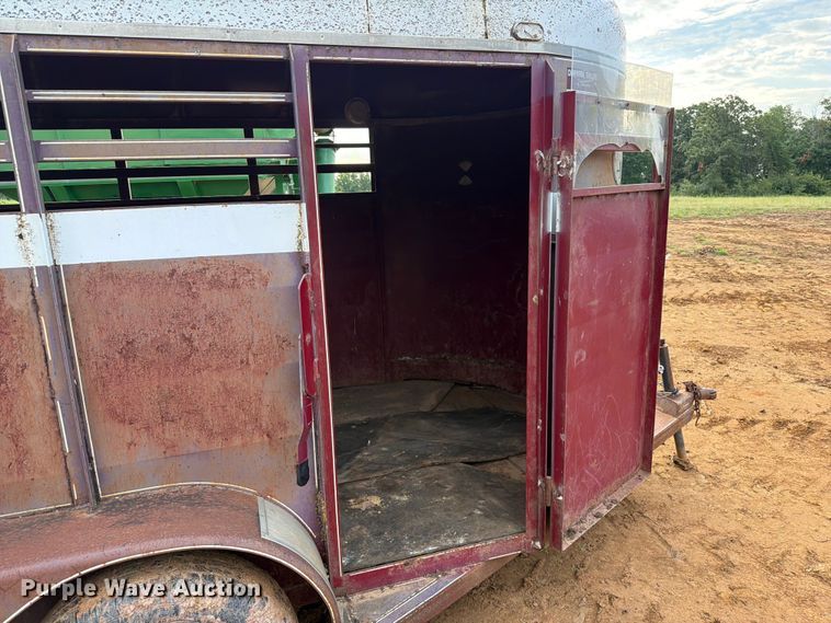 image for item FU1013 1993 Chaparral Trailers 16' Stock Trailer livestock trailer
