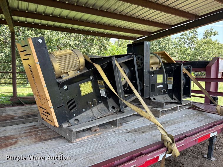 (2) Chicago Blower 182 utility blowers
