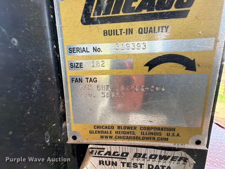 image for item FU1035 (2) Chicago Blower 182 utility blowers
