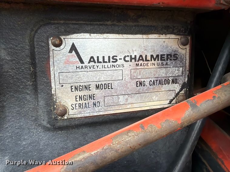 image for item MZ9801 Allis Chalmers Two-Twenty tractor