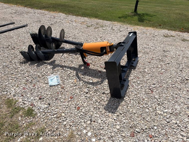image for item MZ9925 2025 Wolverine ADB-13-1218R skid steer auger
