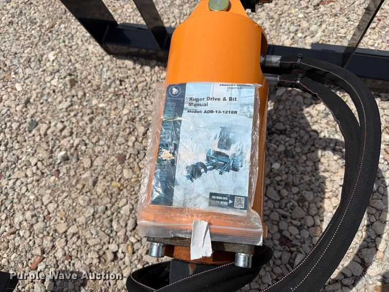 image for item MZ9925 2025 Wolverine ADB-13-1218R skid steer auger