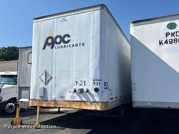 2004 Hyundai V2330152AJS dry van trailer