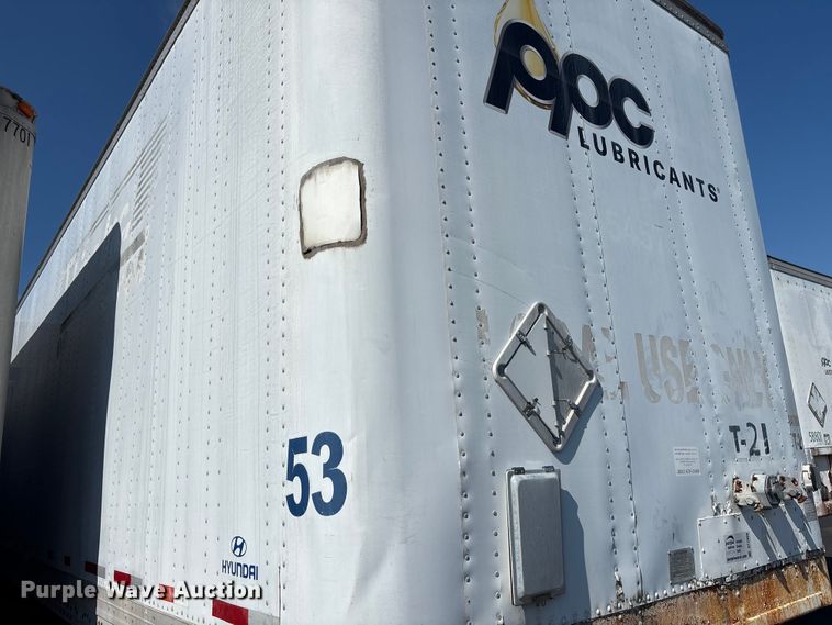 image for item DT2909 2004 Hyundai V2330152AJS dry van trailer