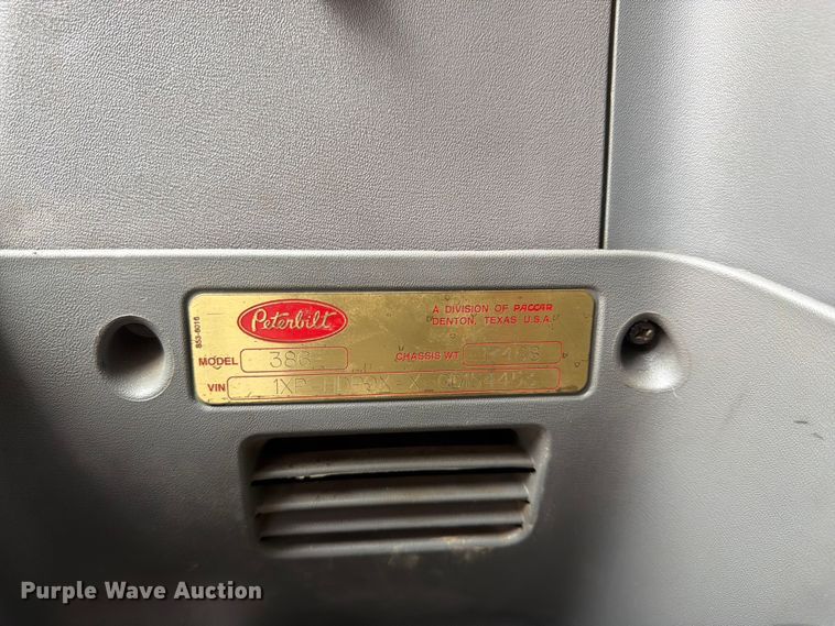 image for item DU3510 2012 Peterbilt 386 dump truck