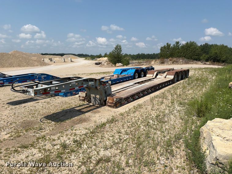 2012 Trail King Industries TK110HDG-533 lowboy equipment trailer