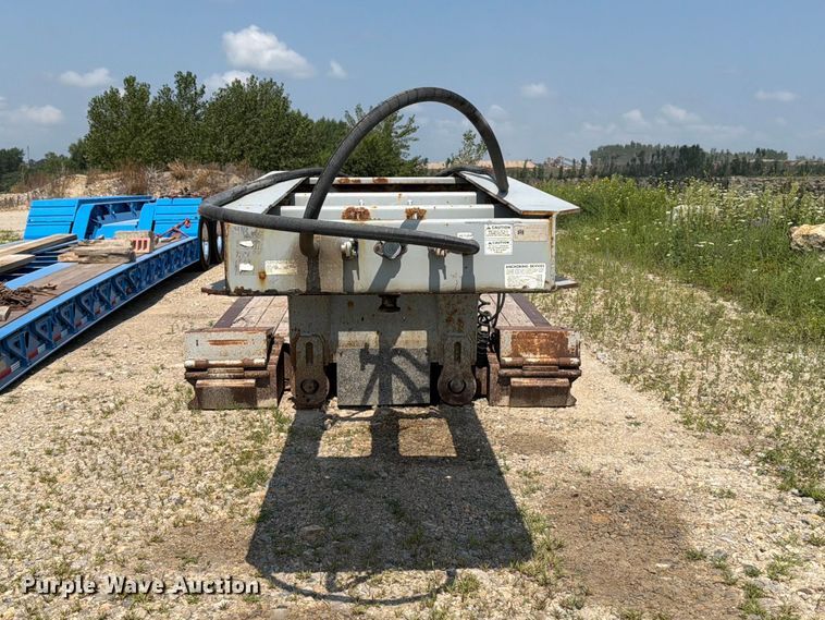 image for item DV2054 2012 Trail King Industries TK110HDG-533 lowboy equipment trailer