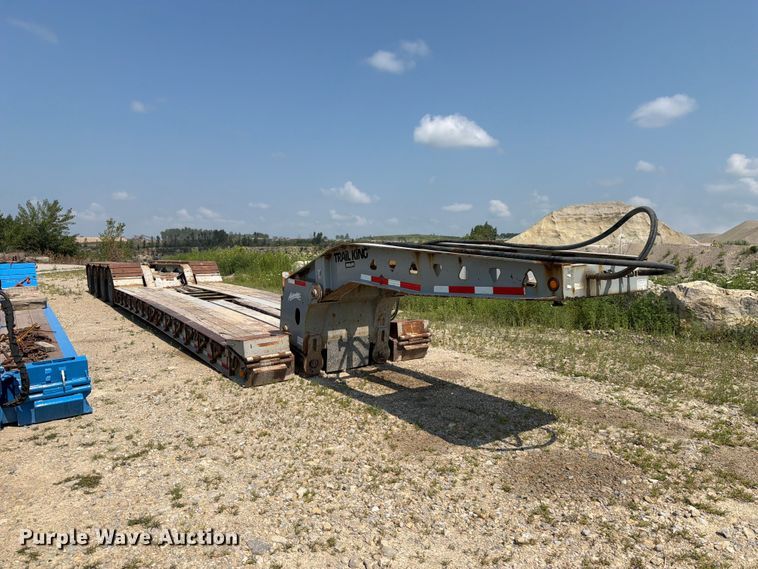 image for item DV2054 2012 Trail King Industries TK110HDG-533 lowboy equipment trailer
