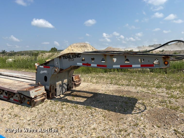 image for item DV2054 2012 Trail King Industries TK110HDG-533 lowboy equipment trailer