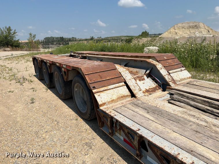image for item DV2054 2012 Trail King Industries TK110HDG-533 lowboy equipment trailer