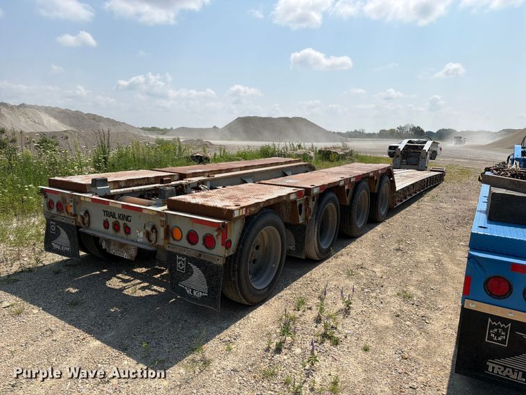 image for item DV2054 2012 Trail King Industries TK110HDG-533 lowboy equipment trailer
