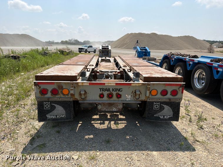 image for item DV2054 2012 Trail King Industries TK110HDG-533 lowboy equipment trailer