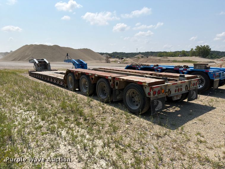 image for item DV2054 2012 Trail King Industries TK110HDG-533 lowboy equipment trailer