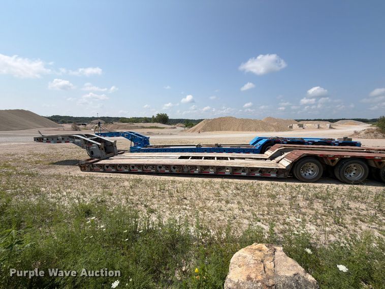 image for item DV2054 2012 Trail King Industries TK110HDG-533 lowboy equipment trailer