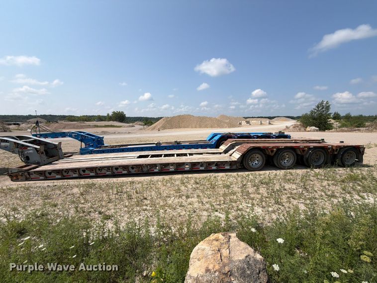 image for item DV2054 2012 Trail King Industries TK110HDG-533 lowboy equipment trailer