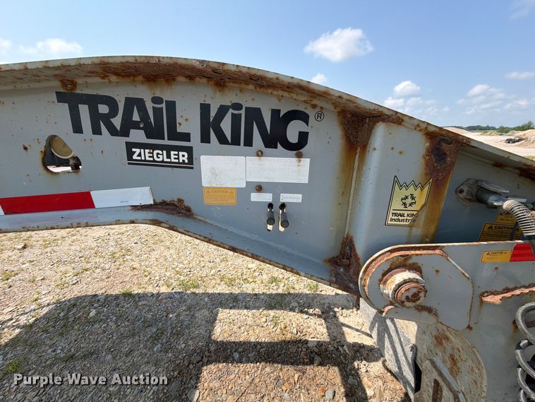 image for item DV2054 2012 Trail King Industries TK110HDG-533 lowboy equipment trailer