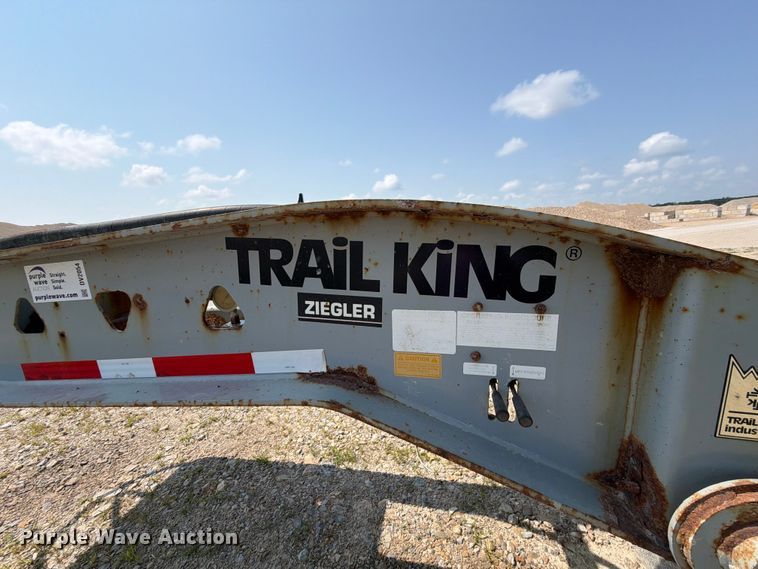 image for item DV2054 2012 Trail King Industries TK110HDG-533 lowboy equipment trailer