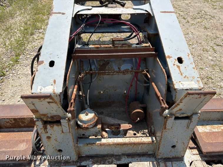 image for item DV2054 2012 Trail King Industries TK110HDG-533 lowboy equipment trailer