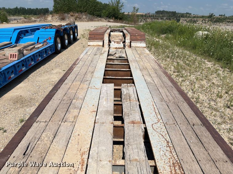 image for item DV2054 2012 Trail King Industries TK110HDG-533 lowboy equipment trailer
