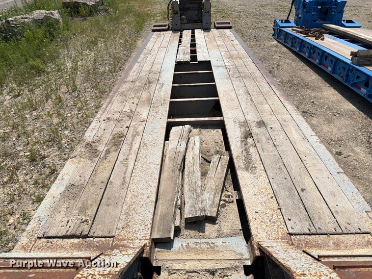 image for item DV2054 2012 Trail King Industries TK110HDG-533 lowboy equipment trailer