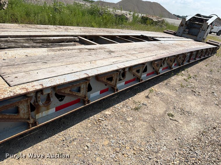 image for item DV2054 2012 Trail King Industries TK110HDG-533 lowboy equipment trailer