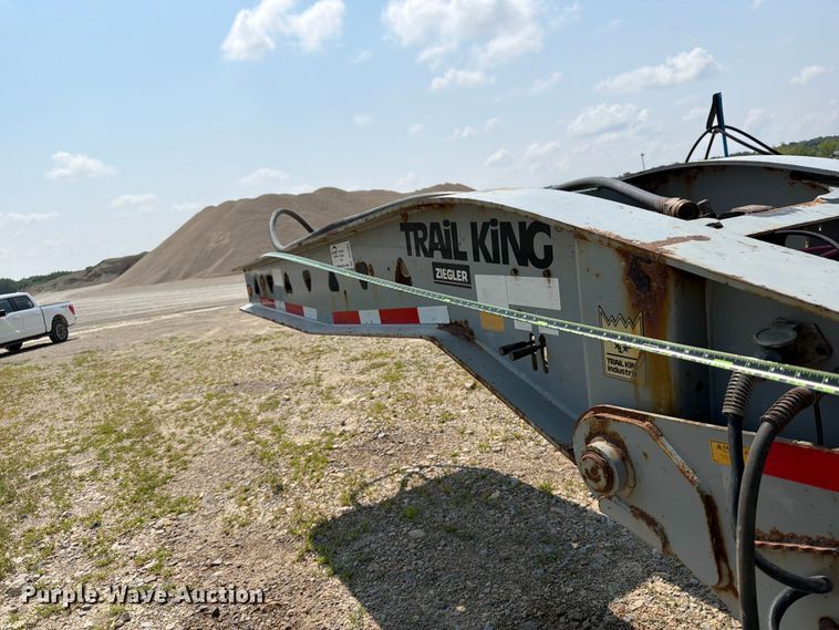 image for item DV2054 2012 Trail King Industries TK110HDG-533 lowboy equipment trailer
